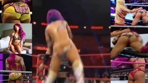 BEST Sasha Banks ass slip from Monday Night Raw