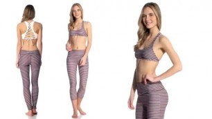 yoga pants posing