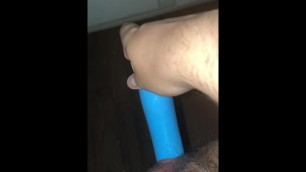 FTM playing ass with vibrator