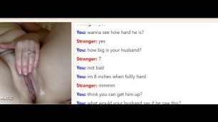 Married Babe Gets Super Wet for my Cock on Omegle