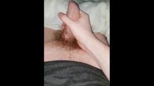 19yo Wanking Uncut foreskin cock