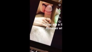 Snapchat Replay, Russian Plays with her tight pussy