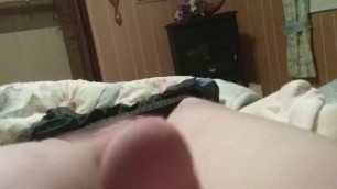 Jerking off for my hot gf