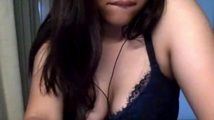 Omegle indian teen flashing big tits and hairy pussy