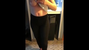 Real Wife Flashes Tits