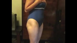 Lili dances in a swimsuit