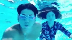 Couple underwater