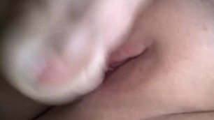 Plus size babygirl fucks herself with toy and begs daddy to cum inside her