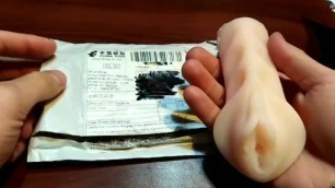 Unboxing Sex Toy Male Silicone Pussy Masturbator