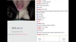 Omegle big boobs girls let me cum for her