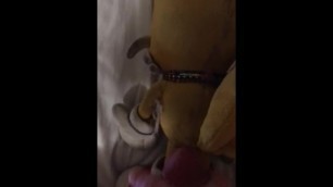 Sonic fan cums on tails doll