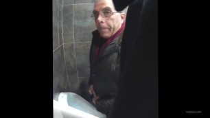 Grandpas and Older Men Pissing in Public 1