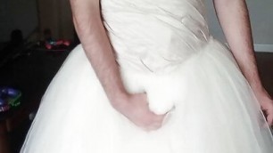 Showing proper love to an overprotective brides wedding dress