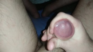 Disabled Man Jerks and Cums