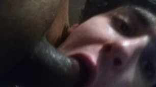Young Teen Twink gags on dealers bbc and films it to show bf