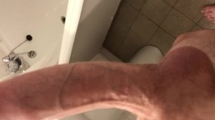 My boner in the hotel bathroom